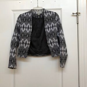 Patterned blazer